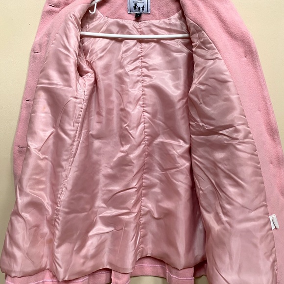 Pink Trilogi Collection Girls Wool Coat Fa… - Picture 6 of 8